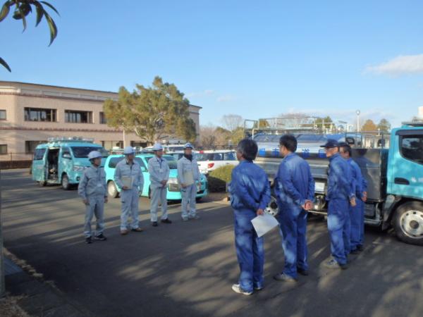 【中継地受入訓練（１月２２日）】