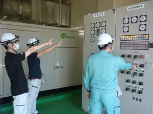 R5.関城浄水所の非常用発電機